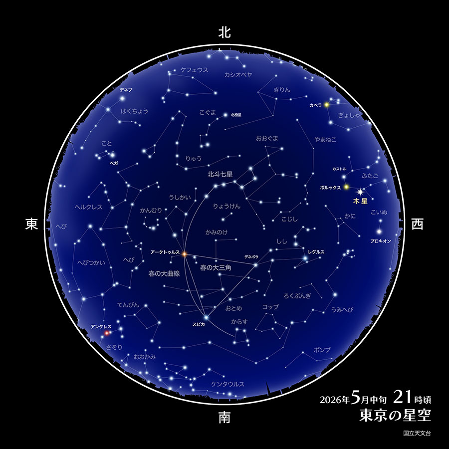 2026年5月の星空