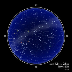 2025年12月の星空