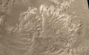 火星にある三角州の痕跡