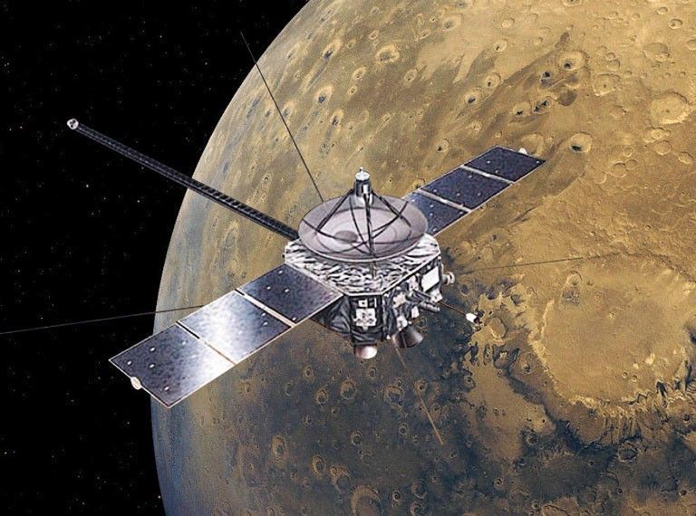 火星探査機のぞみの外観