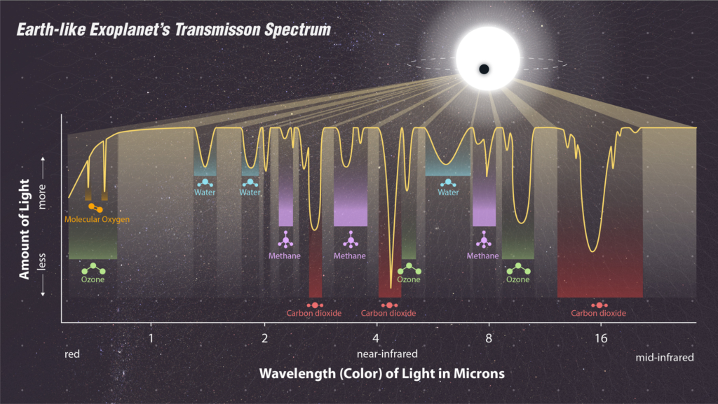 Earth-like Exoplanet’s Transmission Spectrum